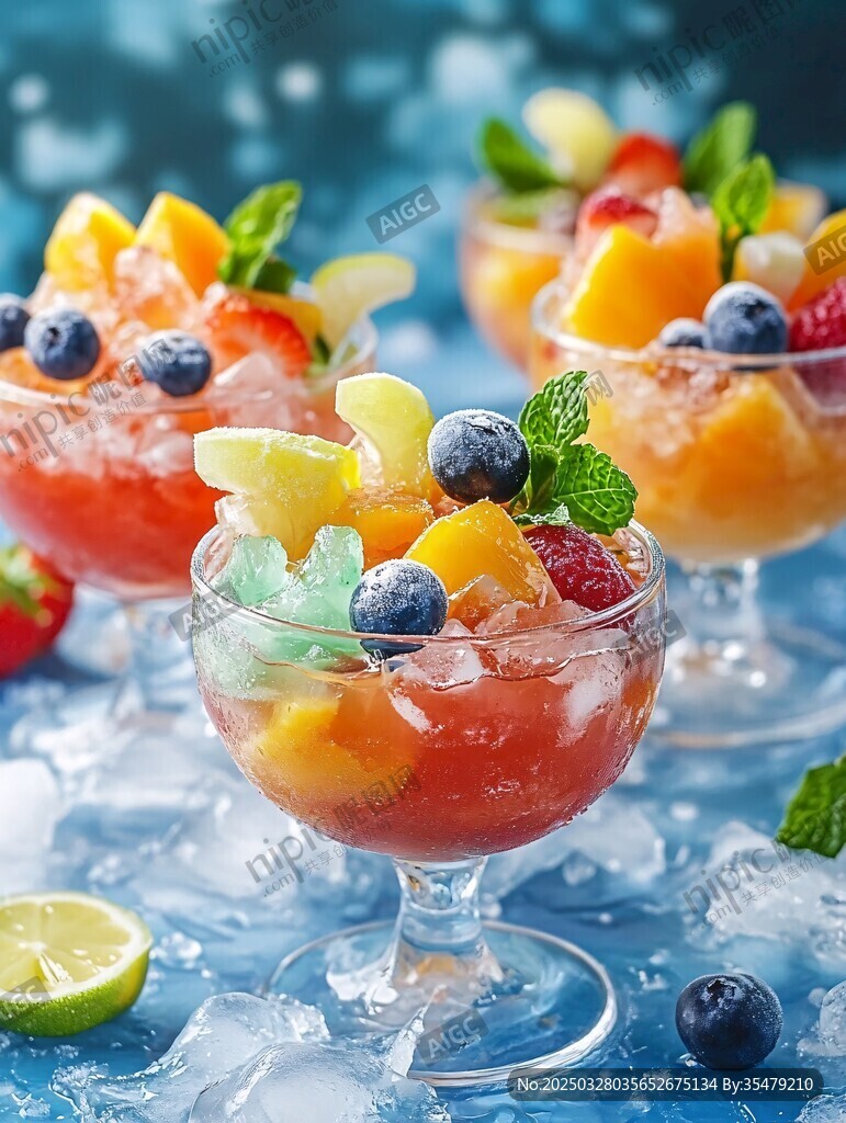 繽紛水果冰飲 清涼一夏