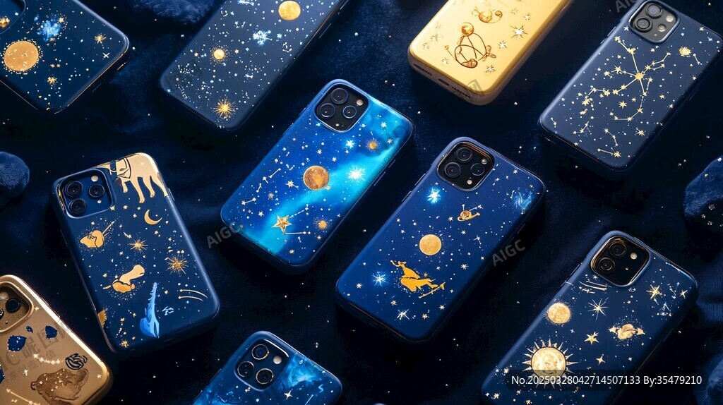 星空主題手機(jī)殼創(chuàng)意展示