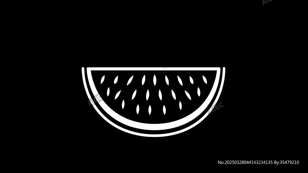 簡約西瓜圖標(biāo)