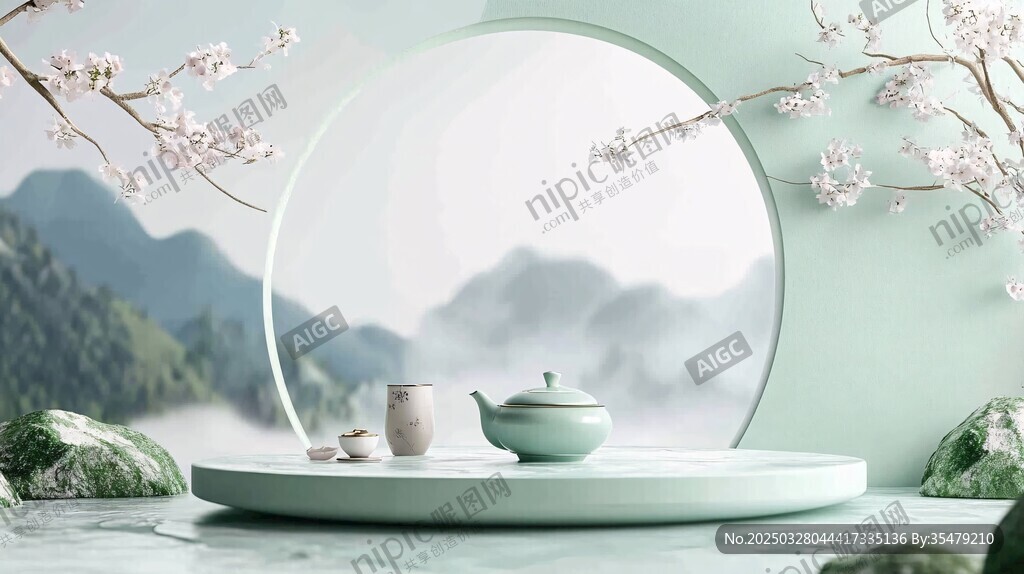 中式禪意茶境 靜雅之景