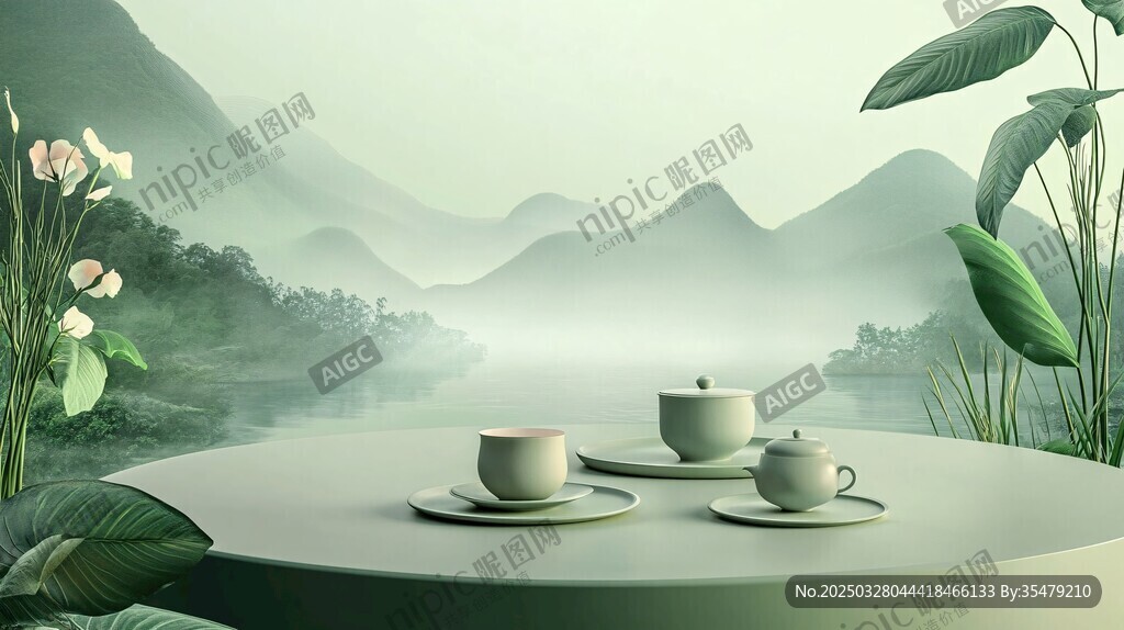 湖畔茶韻 自然中的靜謐時(shí)光