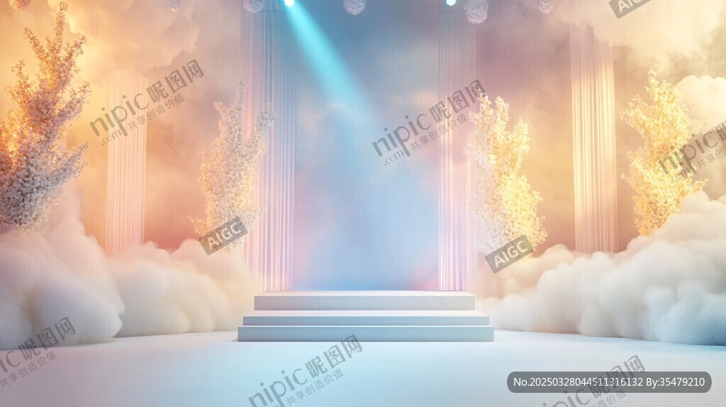 夢幻舞臺(tái)場景 浪漫氛圍