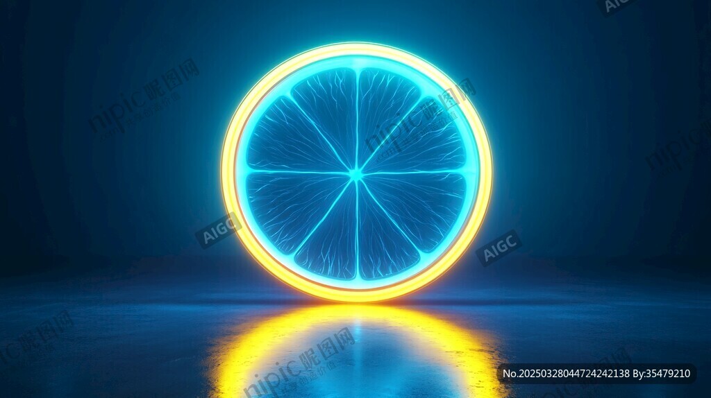 霓虹檸檬圈 夢幻光影效果