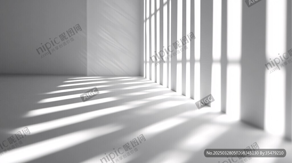 室內(nèi)光影 簡潔白色空間