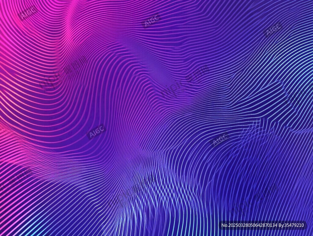 漸變波紋抽象背景圖
