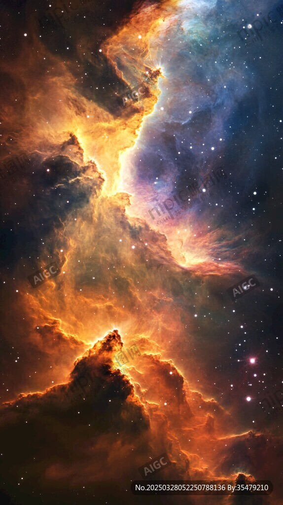 夢幻星云宇宙壯麗景象