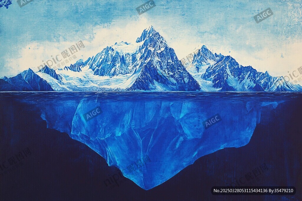 夢幻冰山 海上的冰雪奇觀