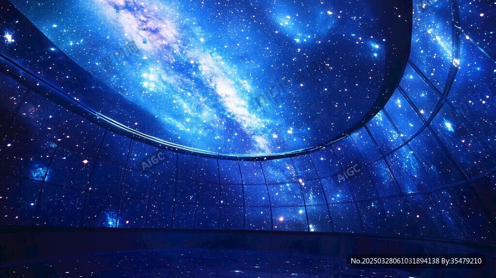 夢幻星空穹頂室內(nèi)場景