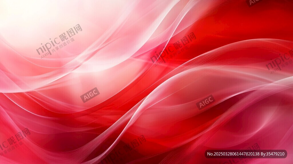 紅色動(dòng)感線條夢(mèng)幻背景圖