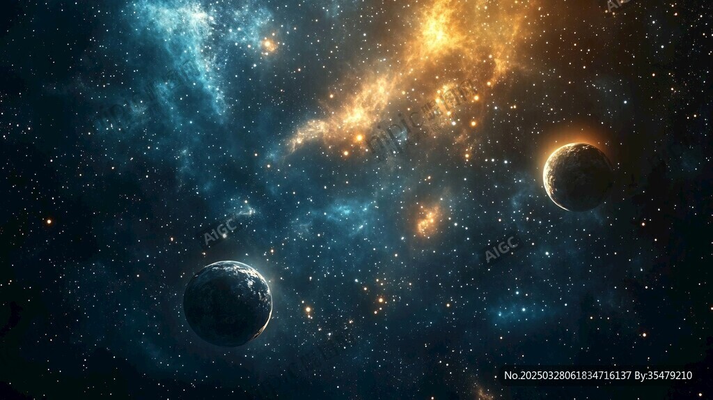 夢幻宇宙星際景觀
