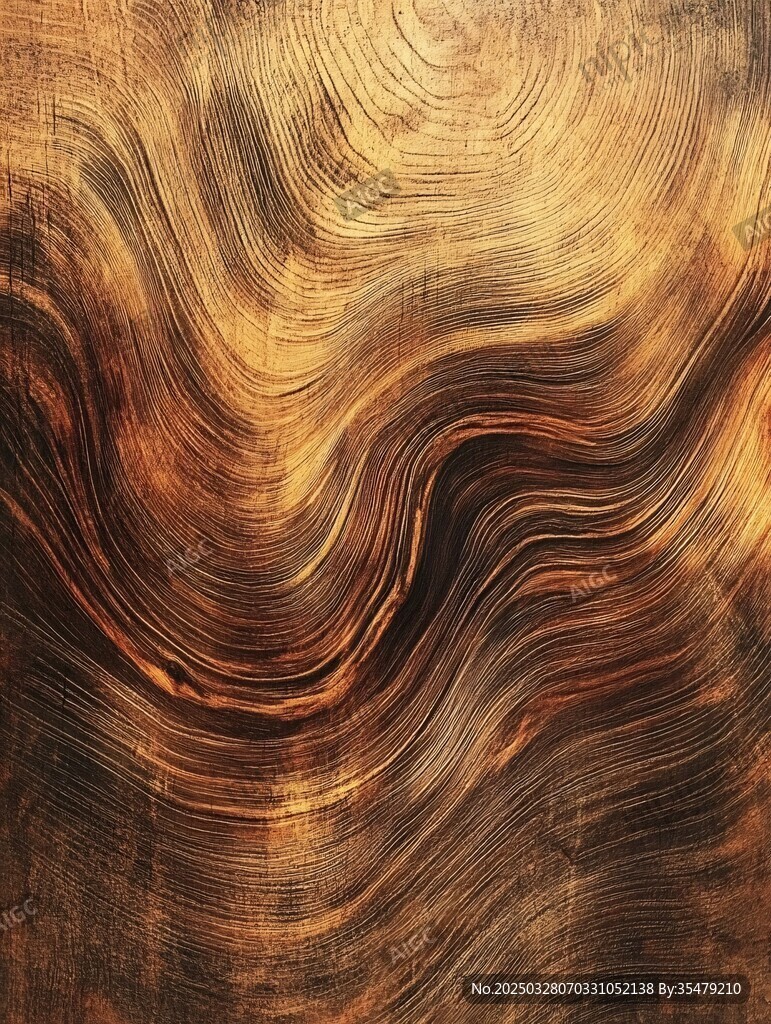 金色波紋紋理藝術背景圖