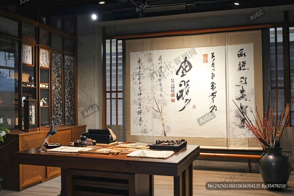 中式書房 盡顯文雅氣息