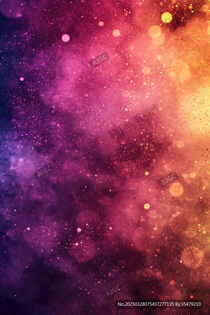 夢(mèng)幻星空背景圖