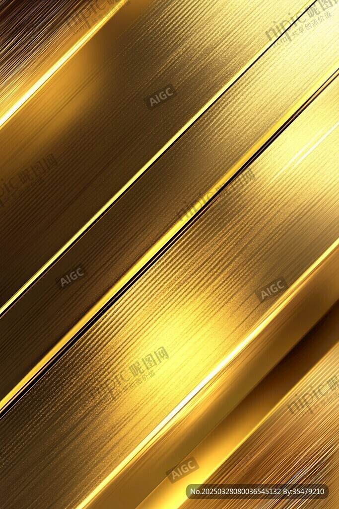 金色金屬質(zhì)感條紋背景圖