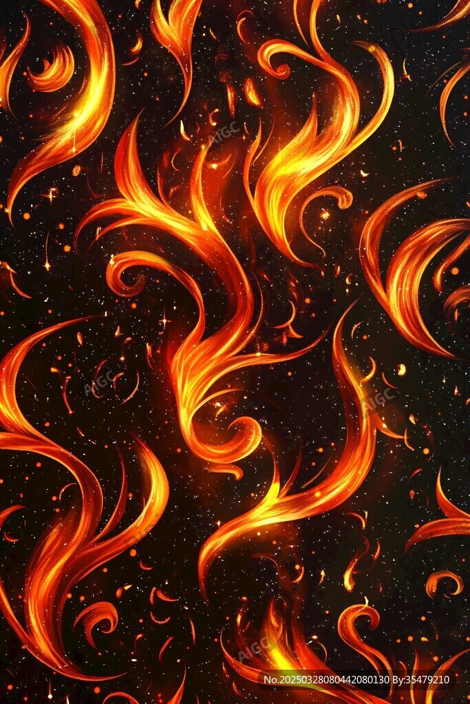 動感火焰背景圖案設計
