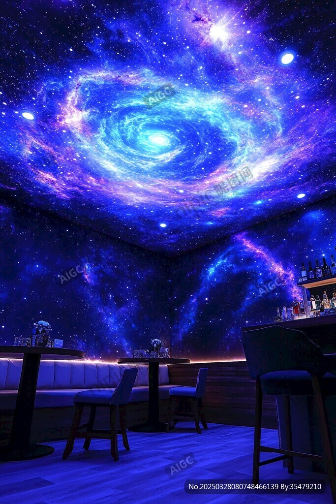 星空主題室內(nèi)夢幻空間