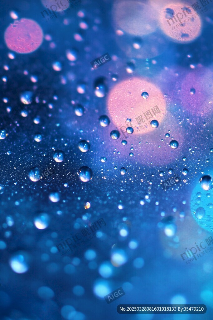 夢幻水滴背景圖