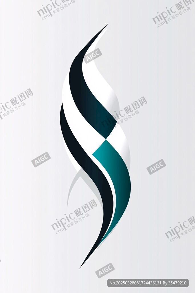抽象動感線條裝飾圖形