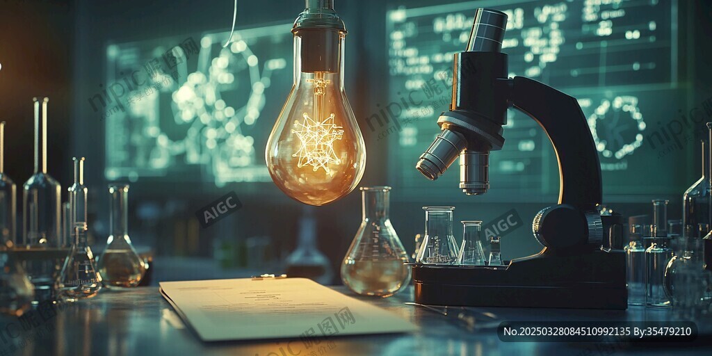 實驗室中的科技探索瞬間