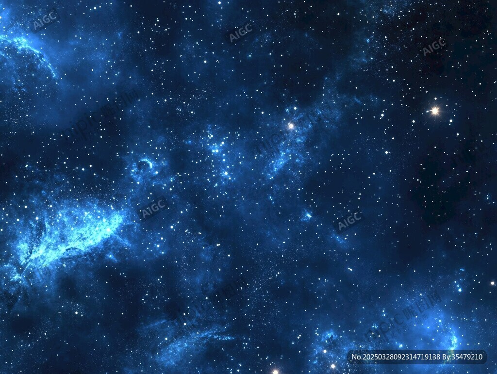 深邃夢幻的浩瀚星空