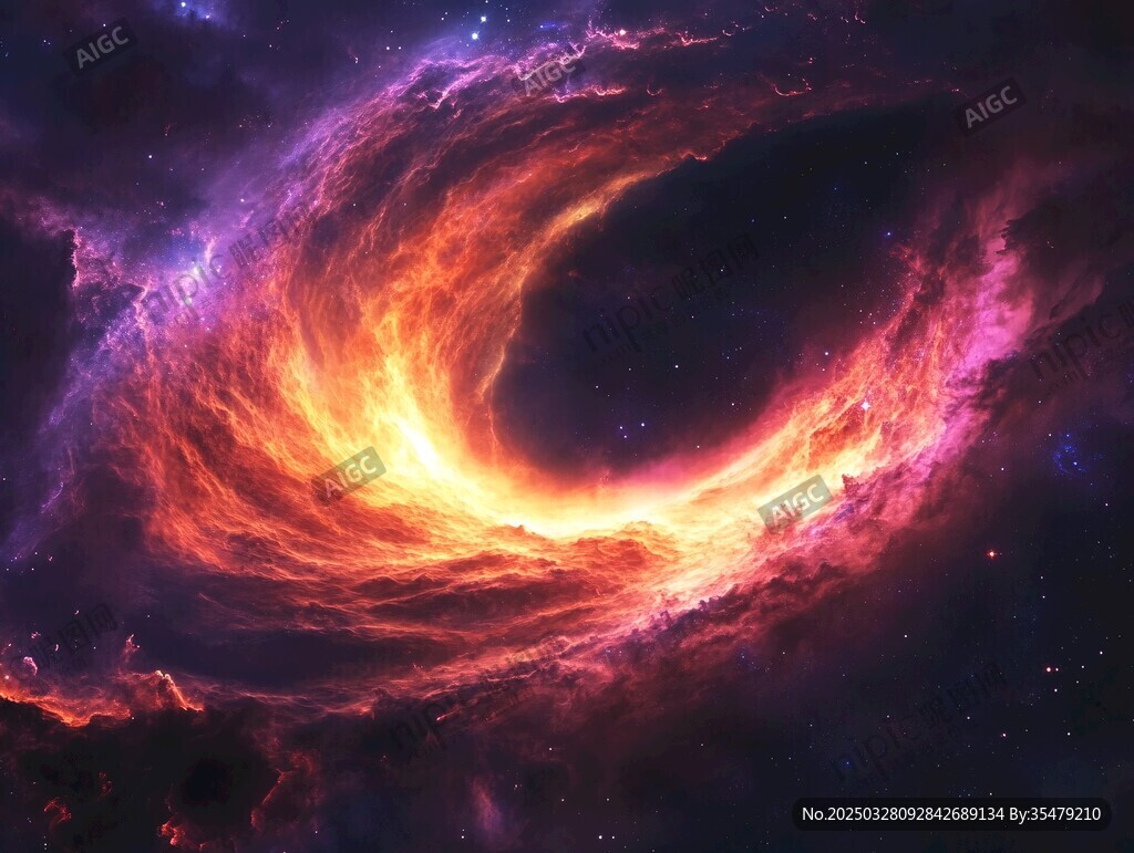 絢麗宇宙漩渦奇觀