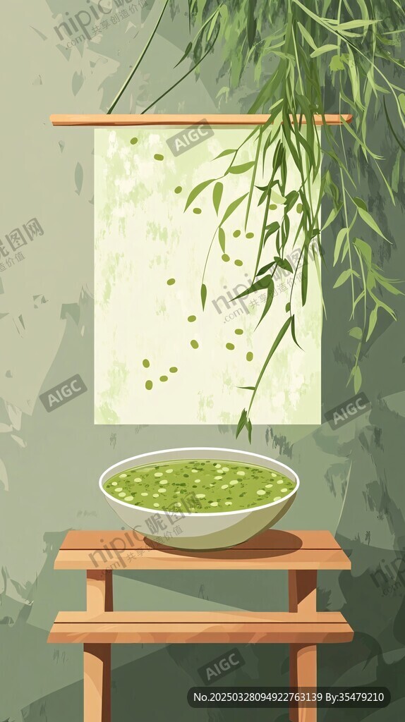 窗前綠植碗景靜美畫面