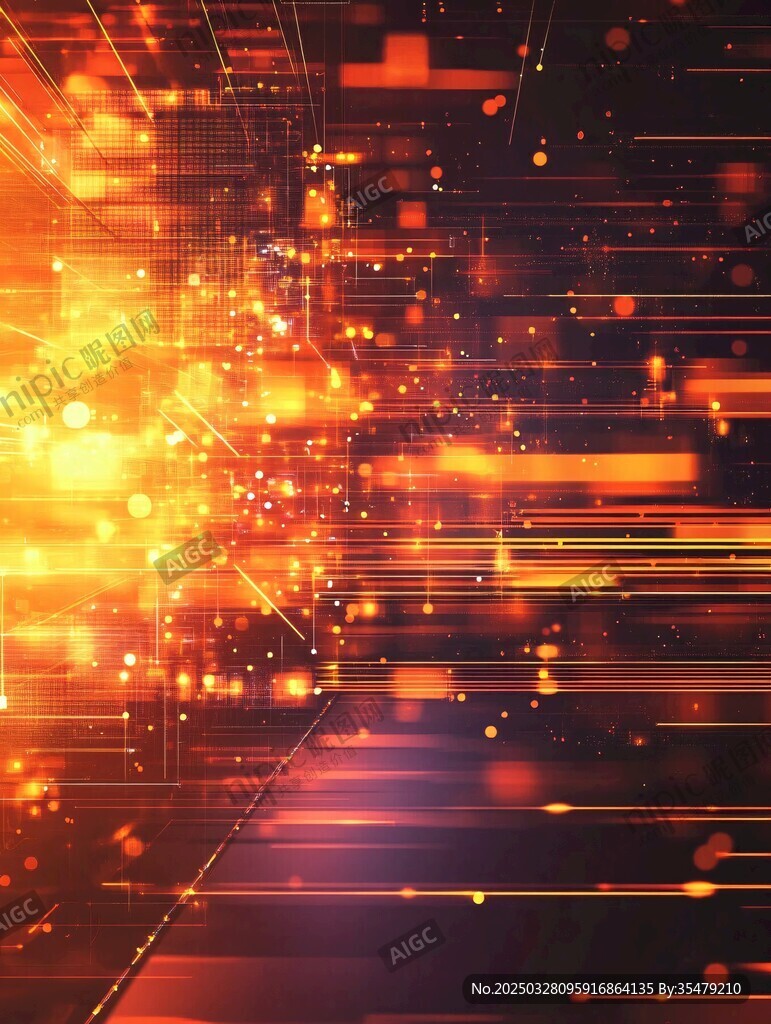 炫彩科技光效背景圖