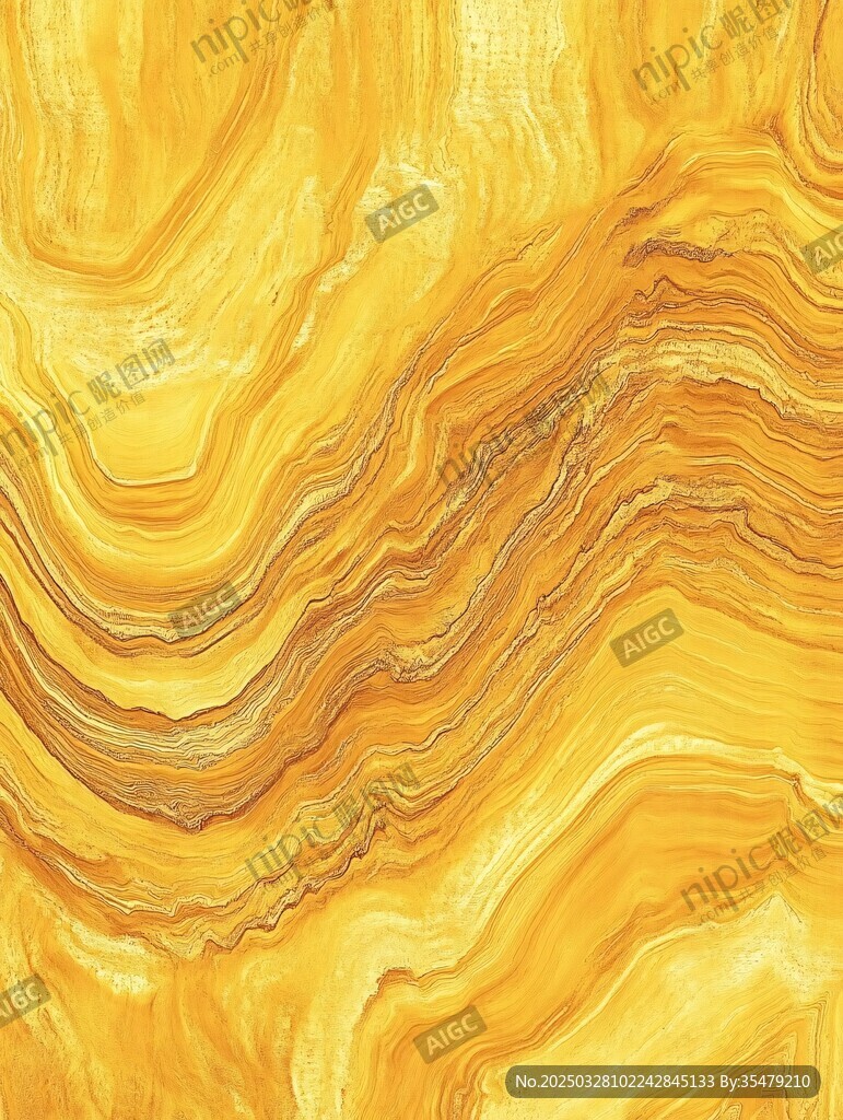 金黃大理石紋理背景圖