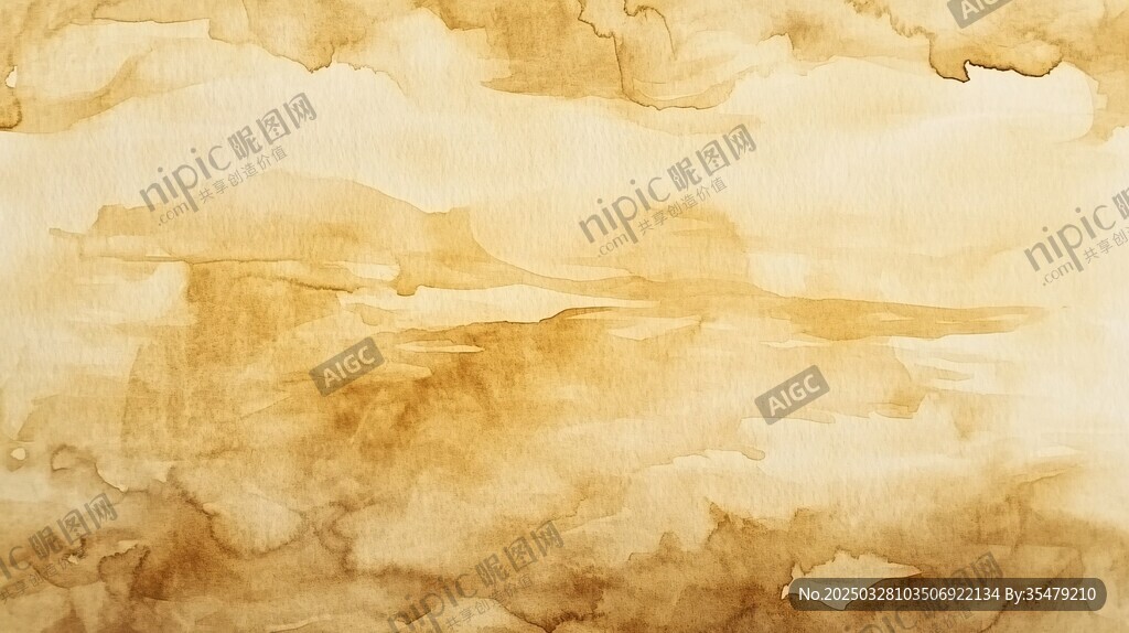 金色水彩風(fēng)格抽象背景圖