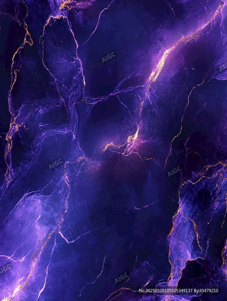夢幻紫色閃電紋理背景