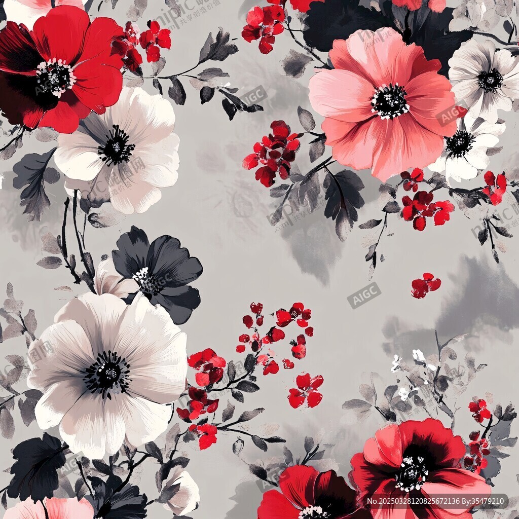 花卉圖案背景圖