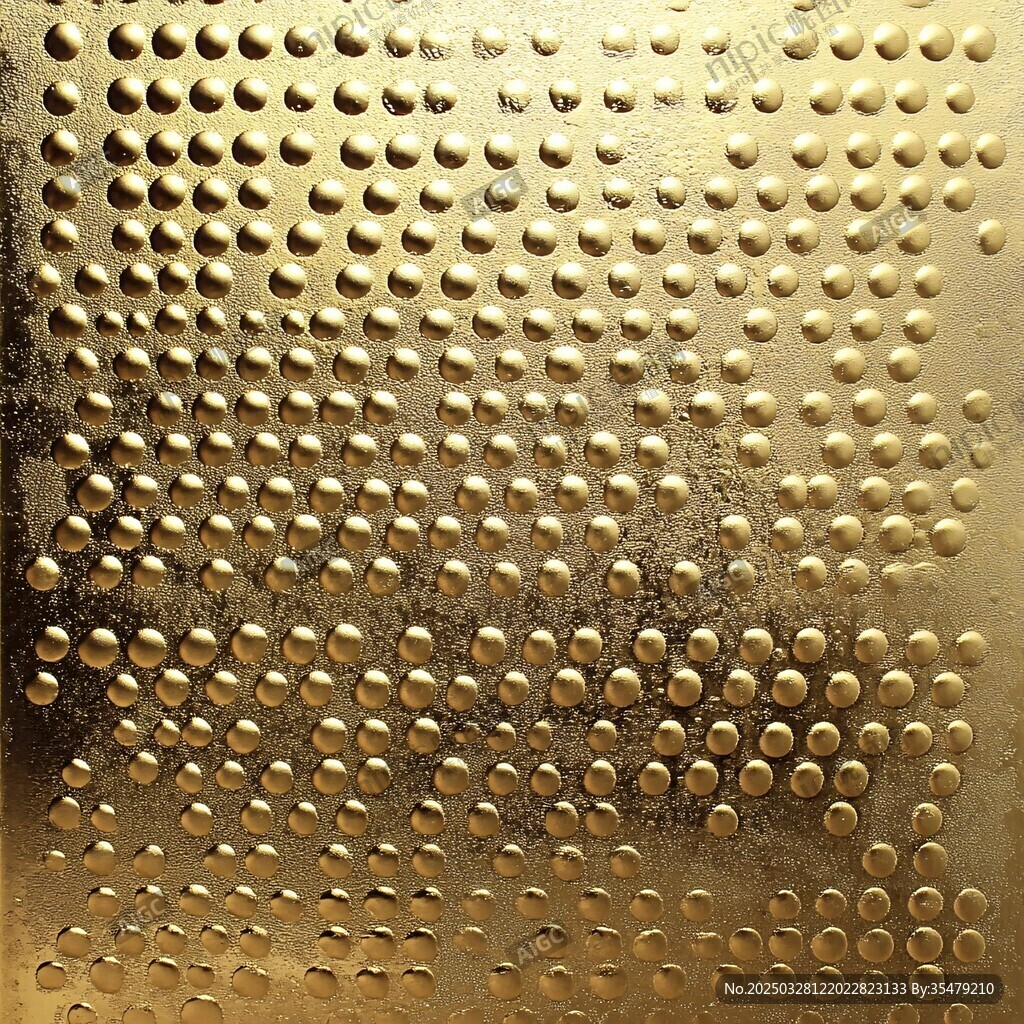 金色鉚釘紋理金屬背景圖
