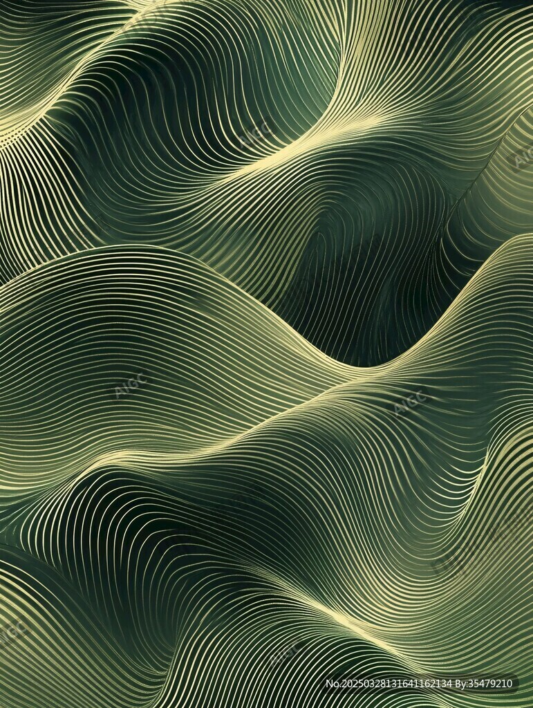 動感線條波浪抽象背景圖