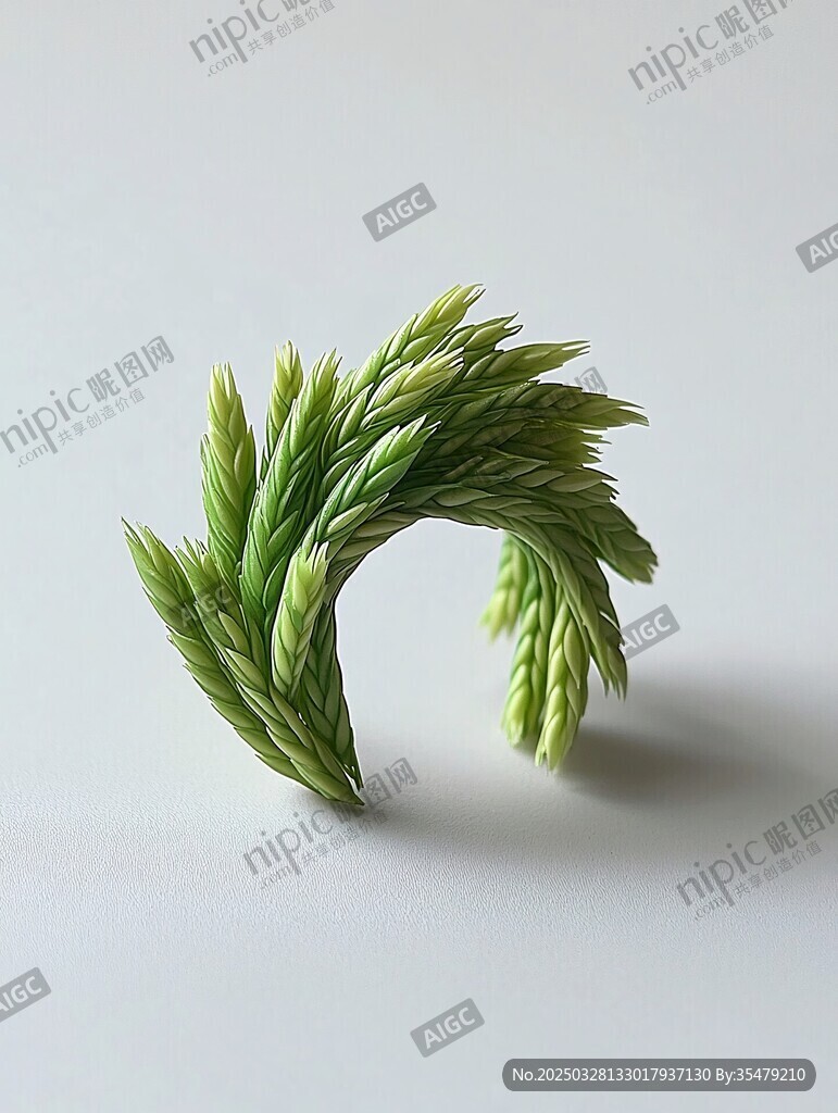 綠色植物弧形藝術(shù)造型