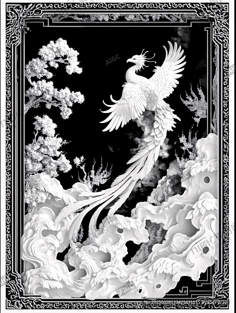 鳳凰祥瑞圖