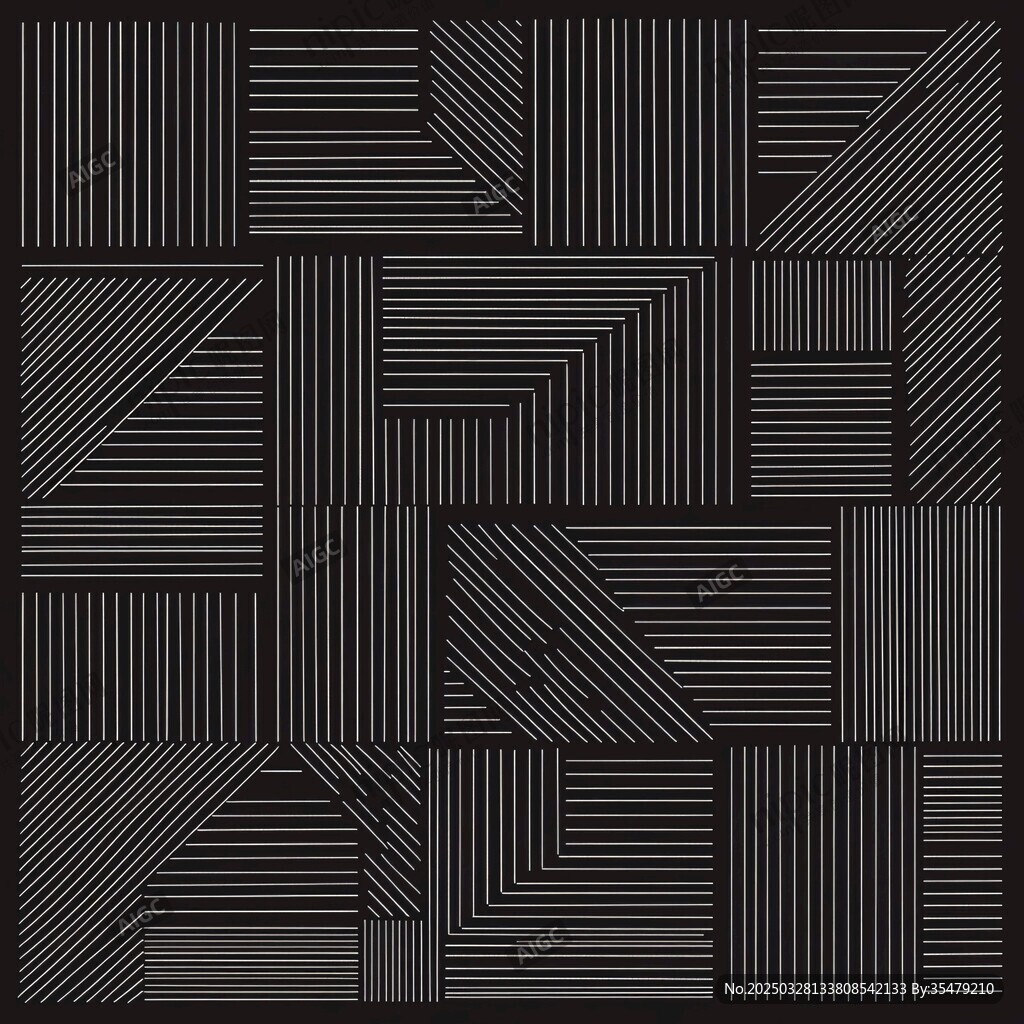 黑白線條幾何圖案背景