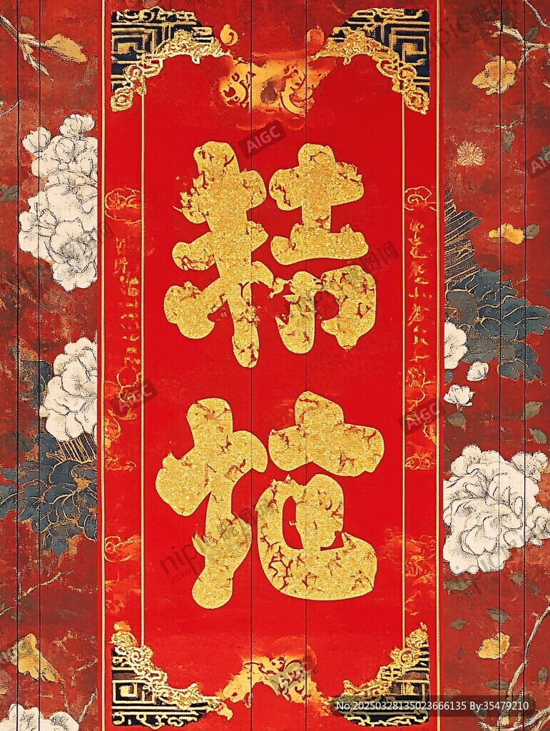 中式春聯 精藝 裝飾畫