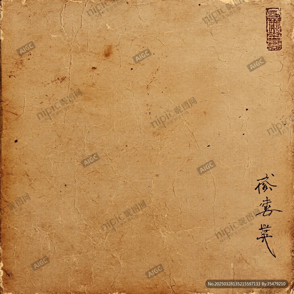 古風(fēng)舊紙張封面
