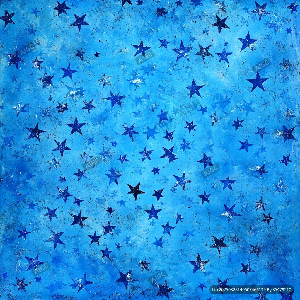 藍(lán)色星空圖案背景紋理