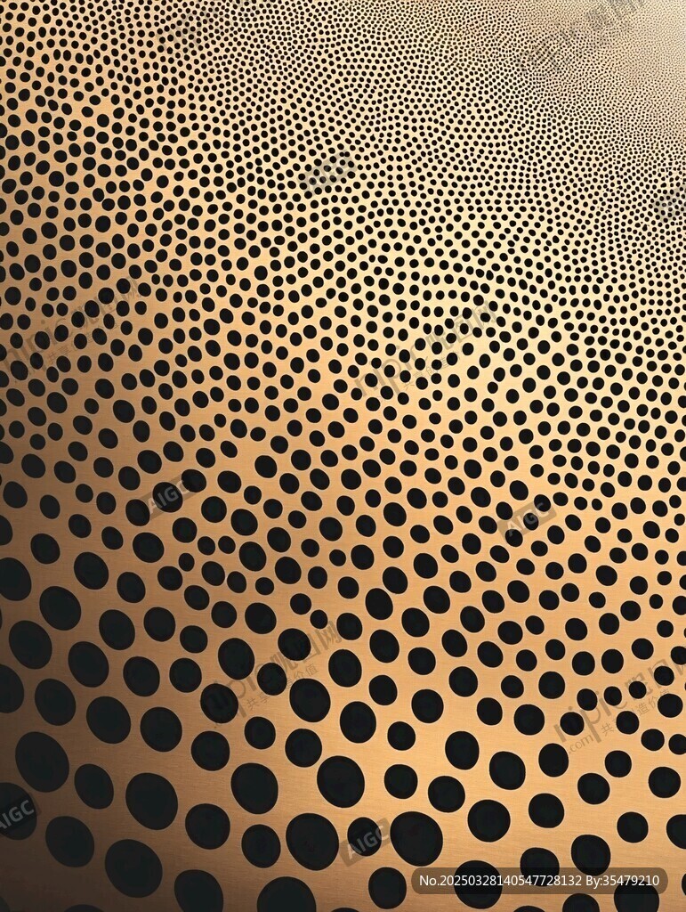 金色波點漸變抽象背景圖