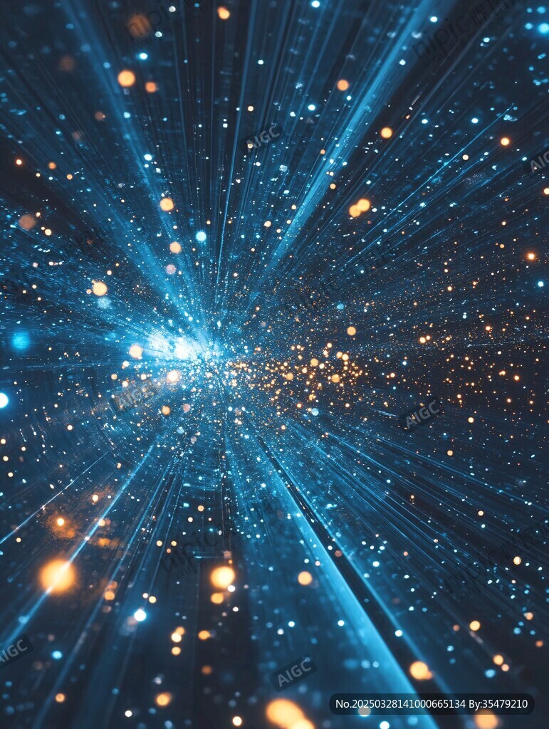 夢幻星芒宇宙光影效果