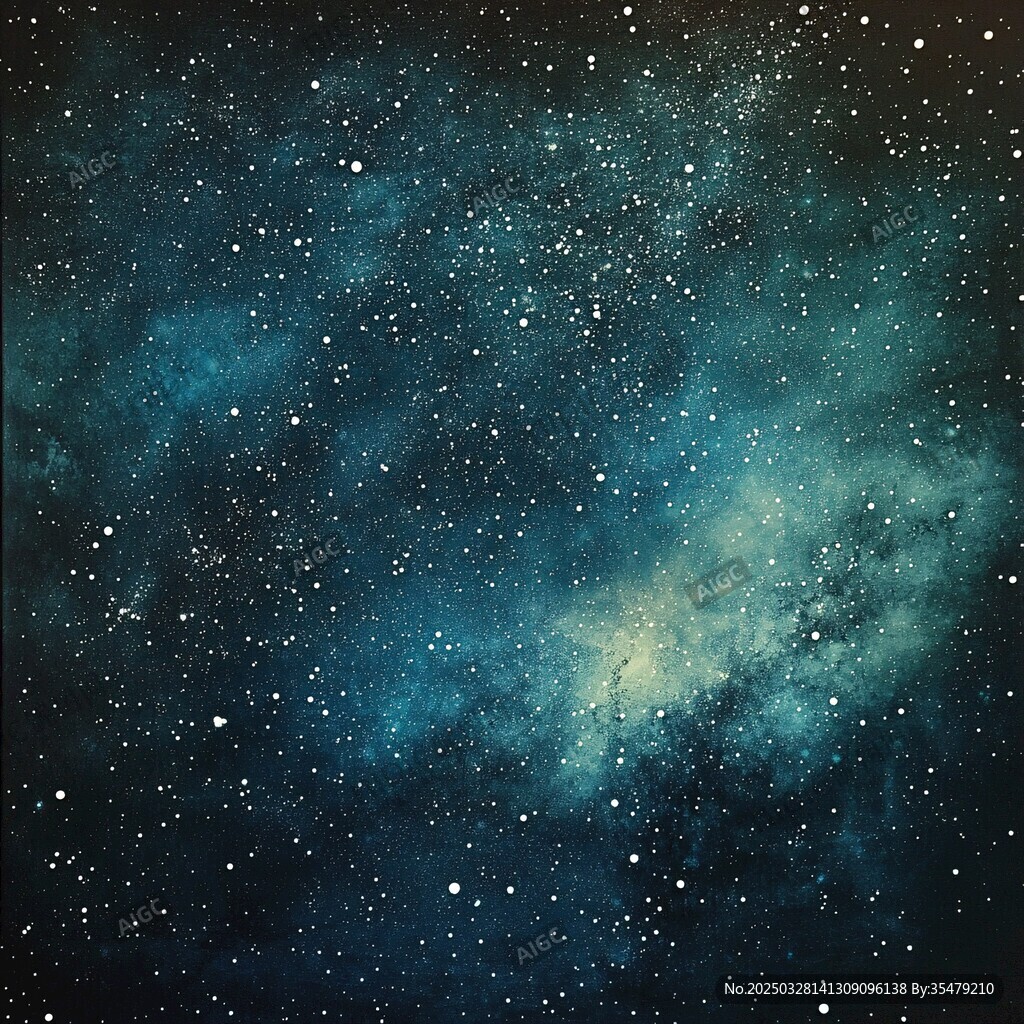 夢幻深邃星空圖景