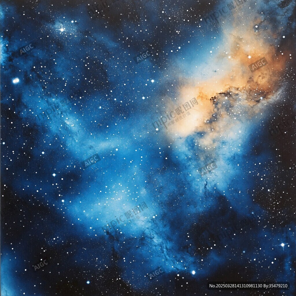夢(mèng)幻星空宇宙絢麗景象