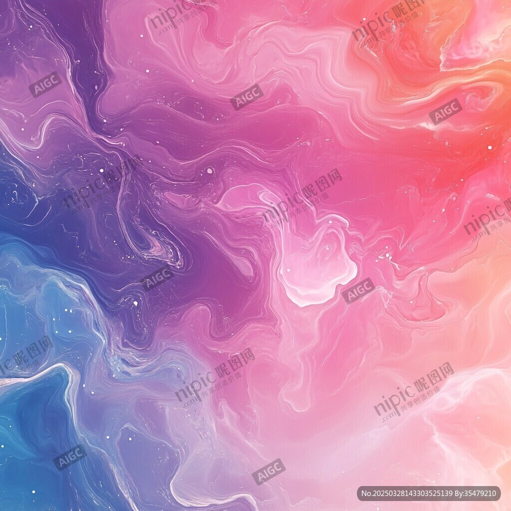 夢幻流體漸變色彩背景圖