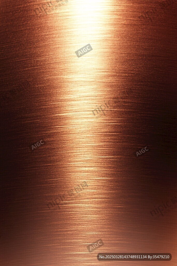 金屬質感銅色拉絲紋理背景