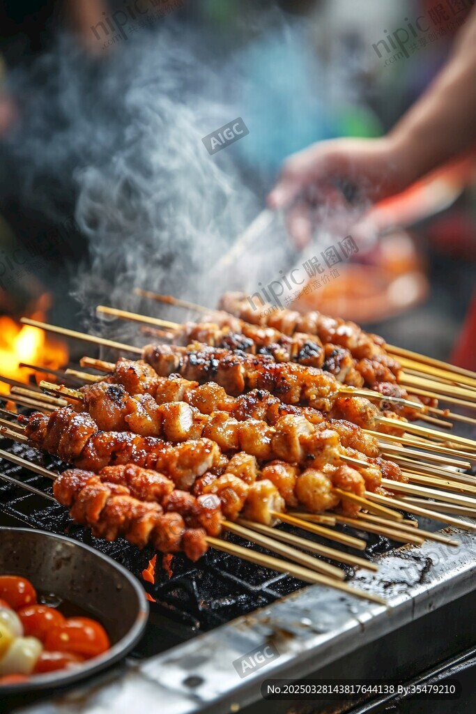 戶外燒烤的美味串串