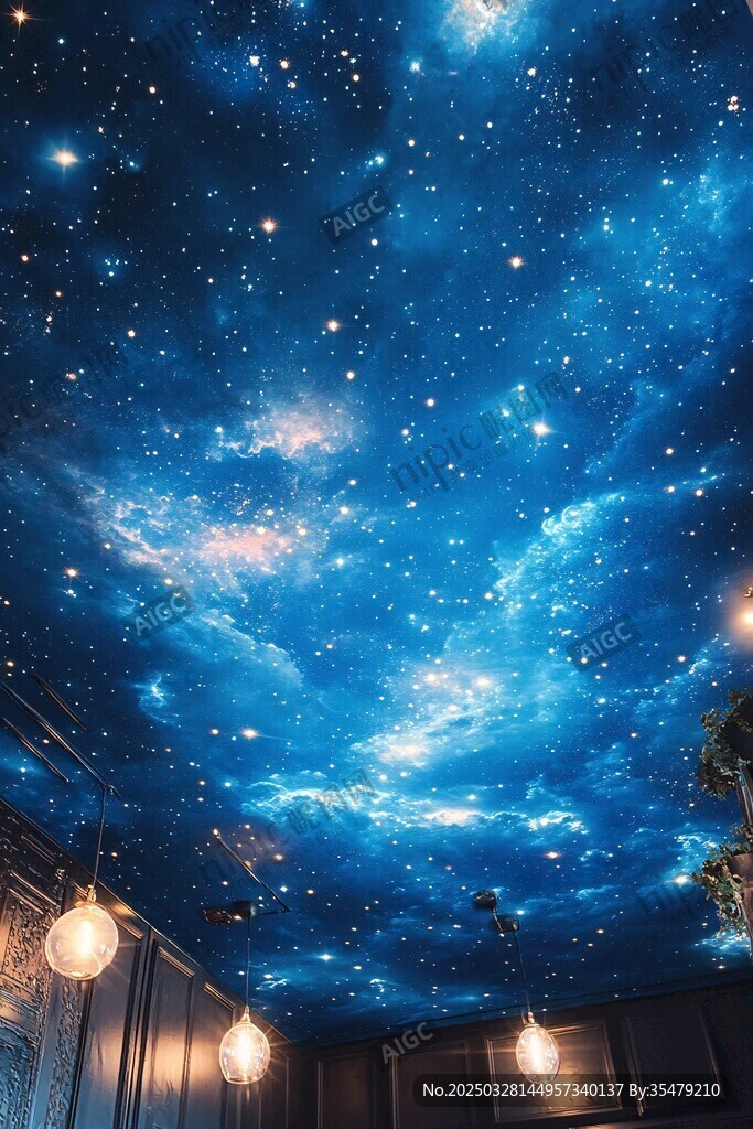 夢(mèng)幻星空天花板場(chǎng)景