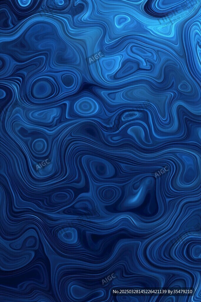 藍色流動紋理抽象背景圖