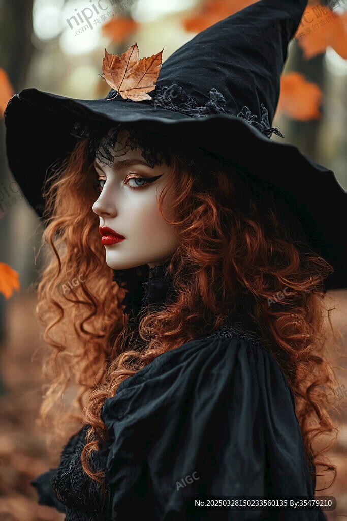 秋日紅發(fā)女巫的神秘魅力