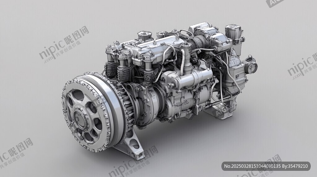 精密汽車發(fā)動(dòng)機(jī)模型展示